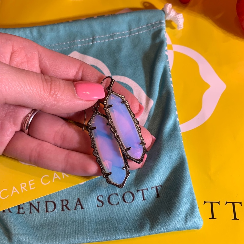 Kendra Scott Iridescent Opalite earrings